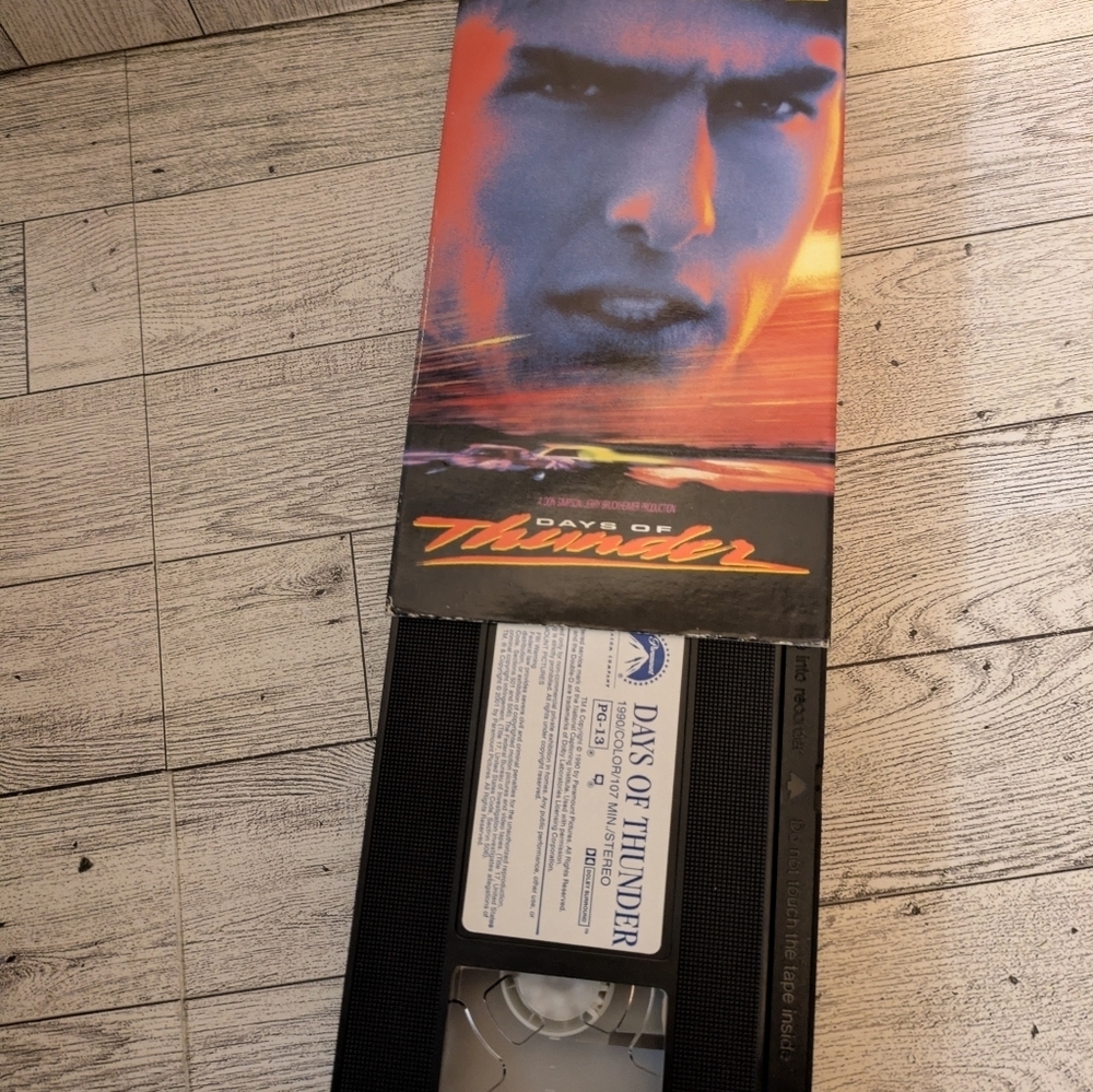 Days of Thunder VHS Tape - Picture 4 of 4